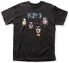 Kiss Kiss Self-Titled Album Adult Tee [T-Shirt] by Rock Band Apparel