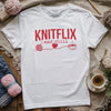 Knitflix And Chill T-shirt by YarnMerch
