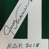 Framed Autographed/Signed Jerry Kramer HOF 2018 35x39 Green Bay Green Football Jersey JSA COA
