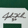 Framed Autographed/Signed John Kuhn 35x39 Green Bay Green Football Jersey PSA/DNA COA