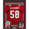 Framed Autographed/Signed Kwon Alexander 35x39 Tampa Bay Red Football Jersey JSA COA by Hall of Fame Sports Memorabilia