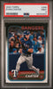 Graded 2024 Topps Evan Carter #280 Rookie RC Baseball Card PSA 9 Mint