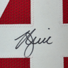 Framed Autographed/Signed Kyle Juszczyk 35x39 San Francisco Red Football Jersey Beckett BAS COA