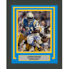 Framed Autographed/Signed LaDainian Tomlinson San Diego Chargers 8x10 Football Photo JSA COA