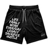 Basketball is Life - Shorts - Black by Bigger Than Basketball