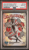 Graded 2023 Topps Bowman U Best Marvin Harrison Jr #ETG8 Elements of the Game Rookie RC Football Card PSA 10 Gem Mint