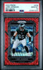 Graded 2022 Panini Prizm Lane Johnson #239 /149 Red Wave Philadelphia Eagles Football Card PSA 10 Gem Mint by Hall of Fame Sports Memorabilia