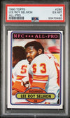 Graded 1980 Topps Leroy Lee Roy Selmon #260 Football Card PSA 6 EX-MT