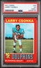 Graded 1971 Topps Larry Csonka #45 Football Card PSA 5 Excellent