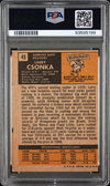 Graded 1971 Topps Larry Csonka #45 Football Card PSA 5 Excellent