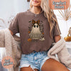 Lace Ghost Comfort Colors Halloween Shirt – Women’s Spooky Tee by Adorb Custom Tees