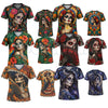Lady's Mexican Día de los Muertos Skull La Catrina V-Neck Shirt – Day of the Dead Heritage Graphic Tee