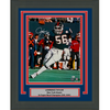 Framed Autographed/Signed Lawrence Taylor HOF 99 New York Giants 16x20 Football Photo Beckett BAS COA