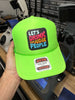 Lets Drink & Judge People Trucker Hat by Luckless Outfitters