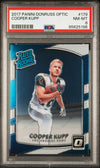 Graded 2017 Panini Donruss Optic Cooper Kupp #179 Rated Rookie RC Football Card PSA 8 Near Mint