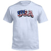USA Flag Lettering (Front) by Shield Republic