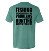 Fishing Solves Most Of My Problems by Shield Republic