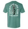 Saturdays Are For The Dads Golf Green by Shield Republic