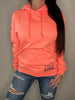 Lil Bit Of Devil in these Angel Eyes Hoodie by Luckless Outfitters