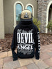 Lil Bit Of Devil in these Angel Eyes Hoodie by Luckless Outfitters