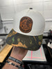 Lines & Dimes | Camo Leather Patch Snapback by Luckless Outfitters