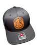 Lines and Dimes | Rawhide Leather Patch Hat Black by Luckless Outfitters