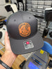 Lines and Dimes | Rawhide Leather Patch Hat Black by Luckless Outfitters