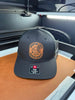 Lines and Dimes | Rawhide Leather Patch Hat Black by Luckless Outfitters