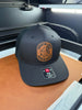 Lines and Dimes | Rawhide Leather Patch Hat Black by Luckless Outfitters