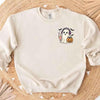 Little Ghost Iced Coffee Sweatshirt – Cute Halloween Ghost Sweatshirt by Adorb Custom Tees