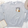 Little Ghost Iced Coffee Sweatshirt – Cute Halloween Ghost Sweatshirt by Adorb Custom Tees