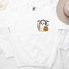 Little Ghost Iced Coffee Sweatshirt – Cute Halloween Ghost Sweatshirt by Adorb Custom Tees