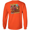 Live Today Like You're Gettin Fried Tomorrow on Safety Orange Southern Couture Classic Long Sleeve Tee by DoodleBug's