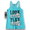 Look Pretty Play Dirty Tank Top by Luckless Outfitters