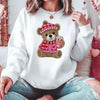 Love Coffee Teddy Valentine Sweatshirt – Furry Look 3D Print Sweater by Adorb Custom Tees