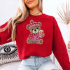 Love Coffee Teddy Valentine Sweatshirt – Furry Look 3D Print Sweater by Adorb Custom Tees