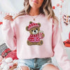 Love Coffee Teddy Valentine Sweatshirt – Furry Look 3D Print Sweater by Adorb Custom Tees