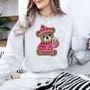 Love Coffee Teddy Valentine Sweatshirt – Furry Look 3D Print Sweater by Adorb Custom Tees