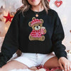 Love Coffee Teddy Valentine Sweatshirt – Furry Look 3D Print Sweater by Adorb Custom Tees