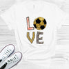 Love Soccer Graphic Tee by Anchored Grace Boutique
