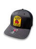 Love To See Her Box Canvas Patch Trucker by Luckless Outfitters