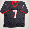 Autographed/Signed D'Andre Swift Georgia Black College Football Jersey Beckett BAS COA by Hall of Fame Sports Memorabilia