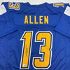 Autographed/Signed Keenan Allen Los Angeles LA Color Rush Blue Football Jersey Beckett BAS COA by Hall of Fame Sports Memorabilia