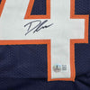 Autographed/Signed D'Andre Swift Chicago Blue Football Jersey Beckett BAS COA by Hall of Fame Sports Memorabilia