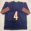 Autographed/Signed D'Andre Swift Chicago Blue Football Jersey Beckett BAS COA by Hall of Fame Sports Memorabilia
