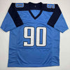 Autographed/Signed Jevon Kearse Tennessee Powder Blue Football Jersey JSA COA by Hall of Fame Sports Memorabilia