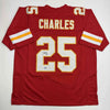 Autographed/Signed Jamaal Charles Kansas City Red Football Jersey JSA COA by Hall of Fame Sports Memorabilia