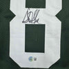 Autographed/Signed Sterling Sharpe Green Bay Green Football Jersey Beckett BAS COA by Hall of Fame Sports Memorabilia