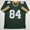 Autographed/Signed Sterling Sharpe Green Bay Green Football Jersey Beckett BAS COA by Hall of Fame Sports Memorabilia