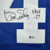 Autographed/Signed Kenny Easley HOF 17 Seattle Blue Football Jersey JSA COA by Hall of Fame Sports Memorabilia